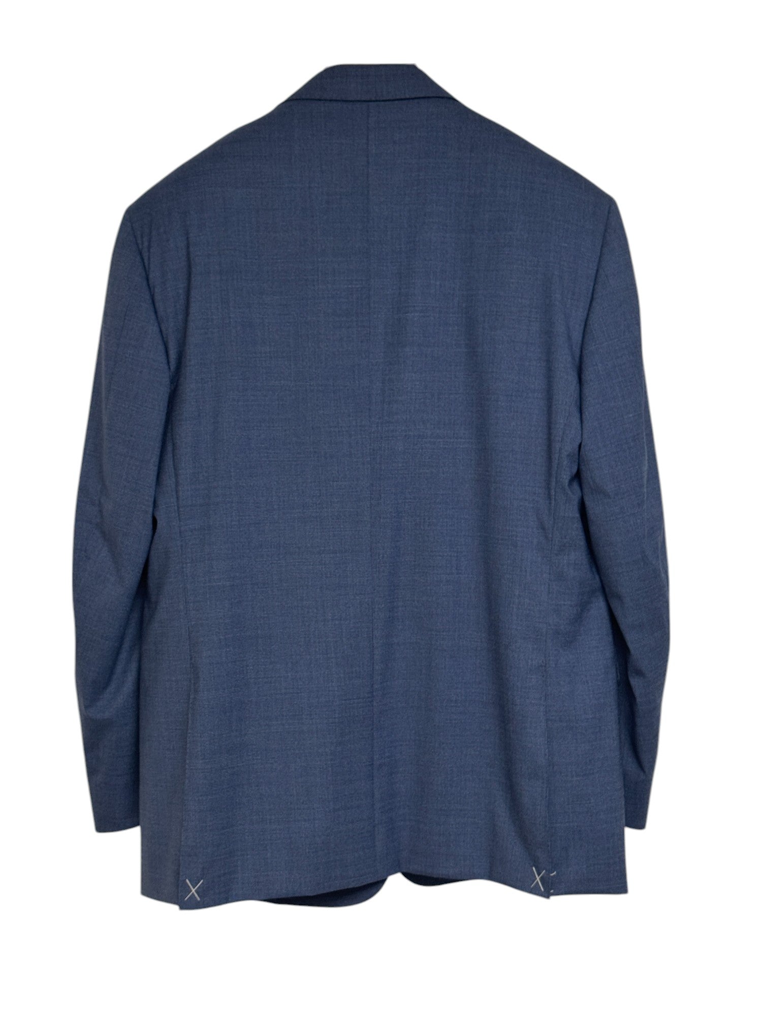 Canali Mens Siena Stretch 2 Piece Regular Fit Suit EU 56 US 46R / 38W Blue