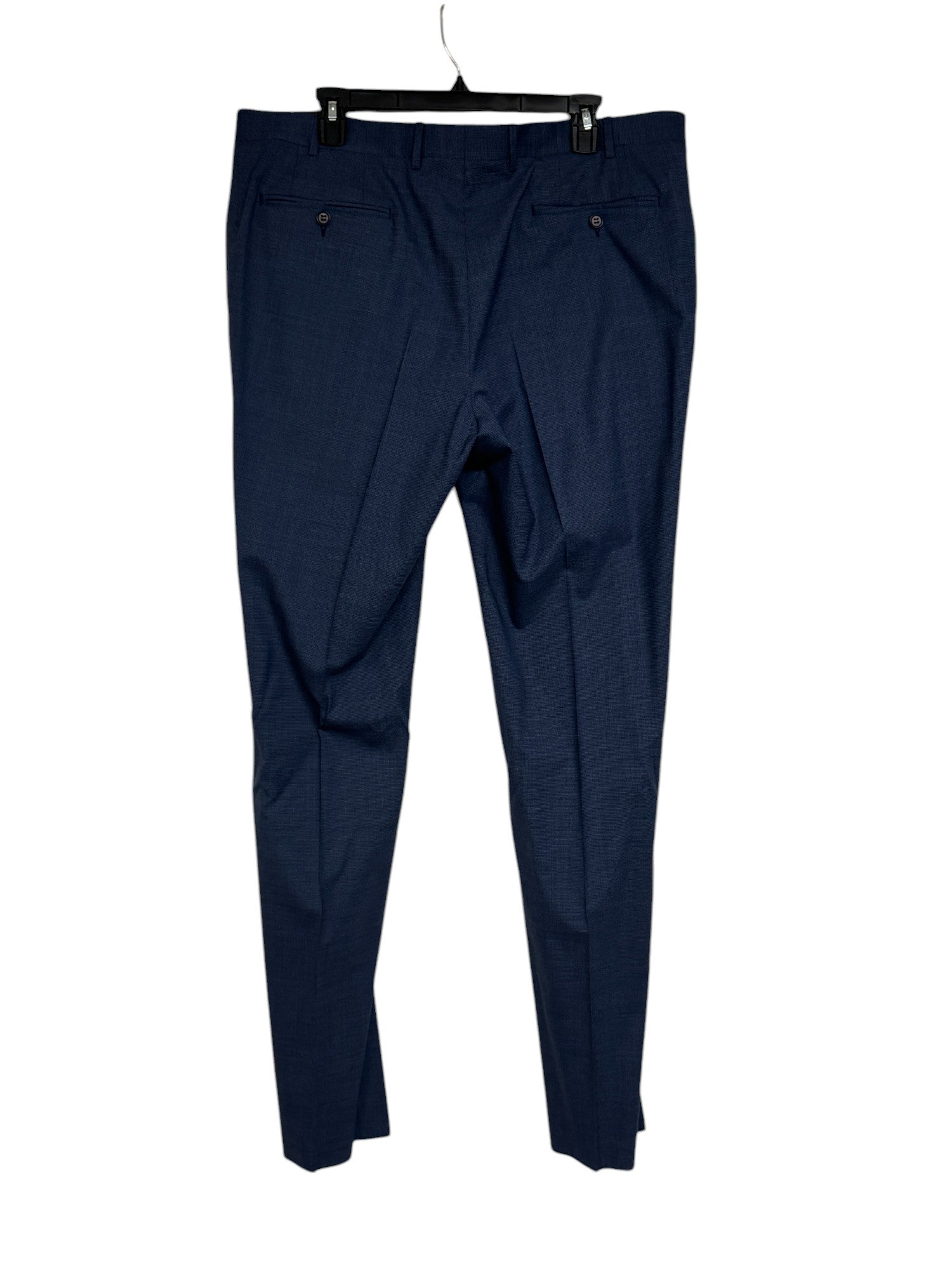 Canali Mens Siena Stretch 2 Piece Regular Fit Suit EU 56 US 46R / 38W Blue
