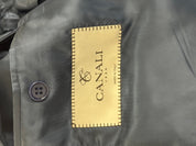 Canali Mens Siena Stretch 2 Piece Regular Fit Suit EU 56 US 46R / 38W Blue