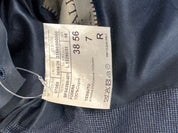 Canali Mens Siena Stretch 2 Piece Regular Fit Suit EU 56 US 46R / 38W Blue
