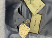 Canali Mens Siena Herringbone Sport Coat Blazer EU 56 US 46R Light Blue