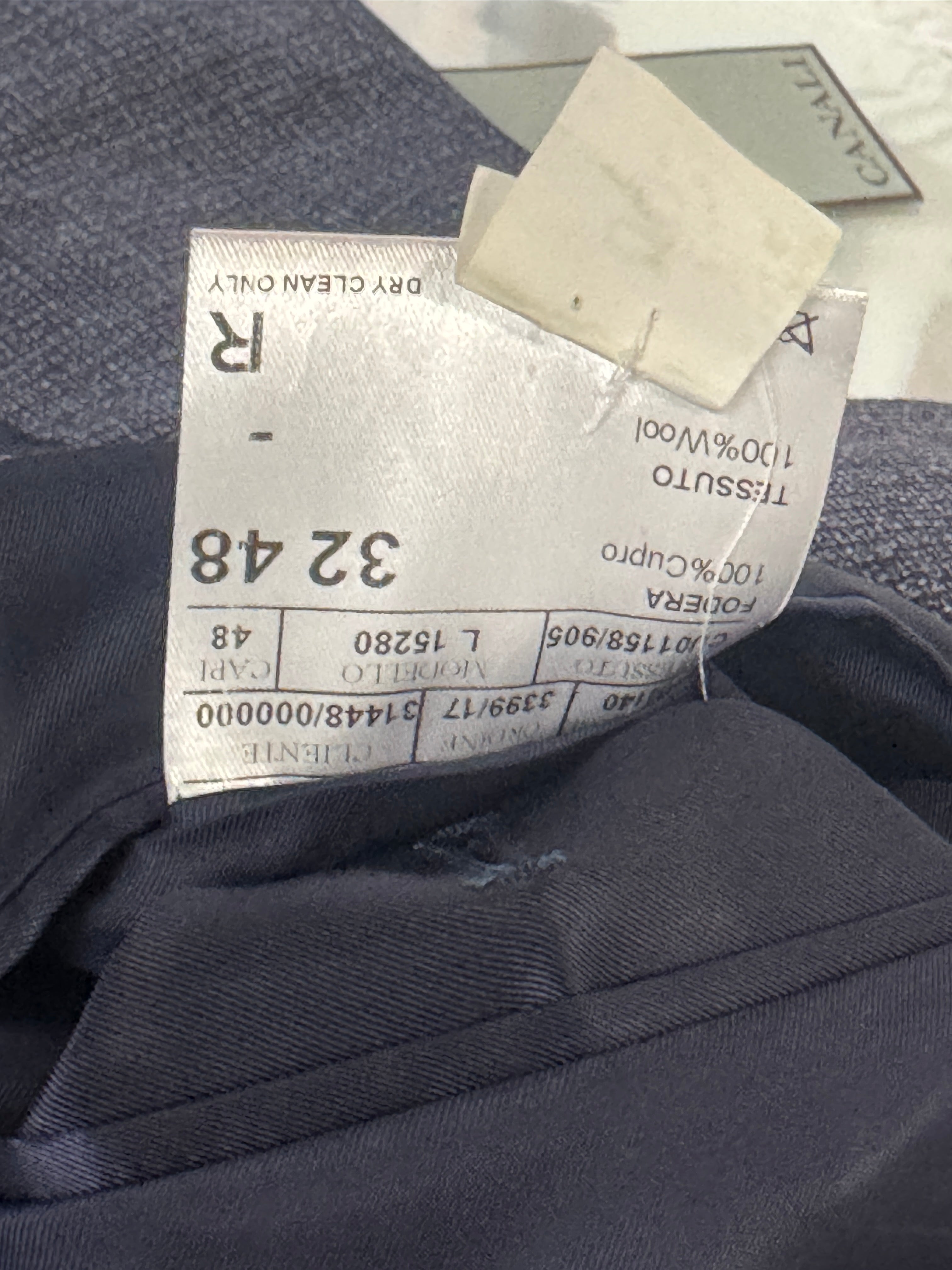 Canali Capri Textured Solid Slim Fit Sport Coat Blazer EU 48 US 38R Purple Blue