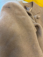 Calvin Klein Men's Prosper X-Fit Slim Fit Overcoat Coat 44L Camel Wool