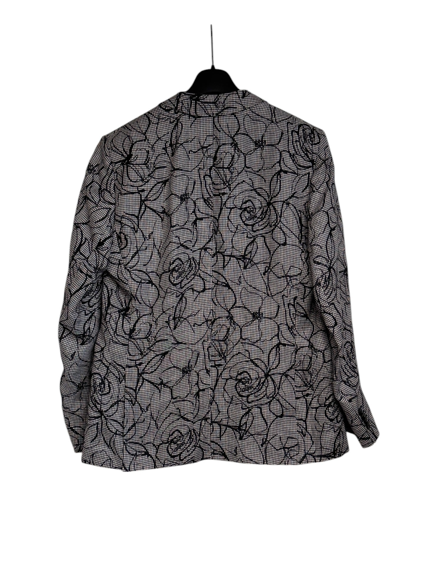 Ted Baker Mens Floral Print Slim Sport Coat Blazer Size 4 / Large Light Purple