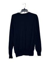 BOSS by Hugo Boss Men's Pure-Cotton Regular-Fit Embroidered Logo Sweater XL Navy
