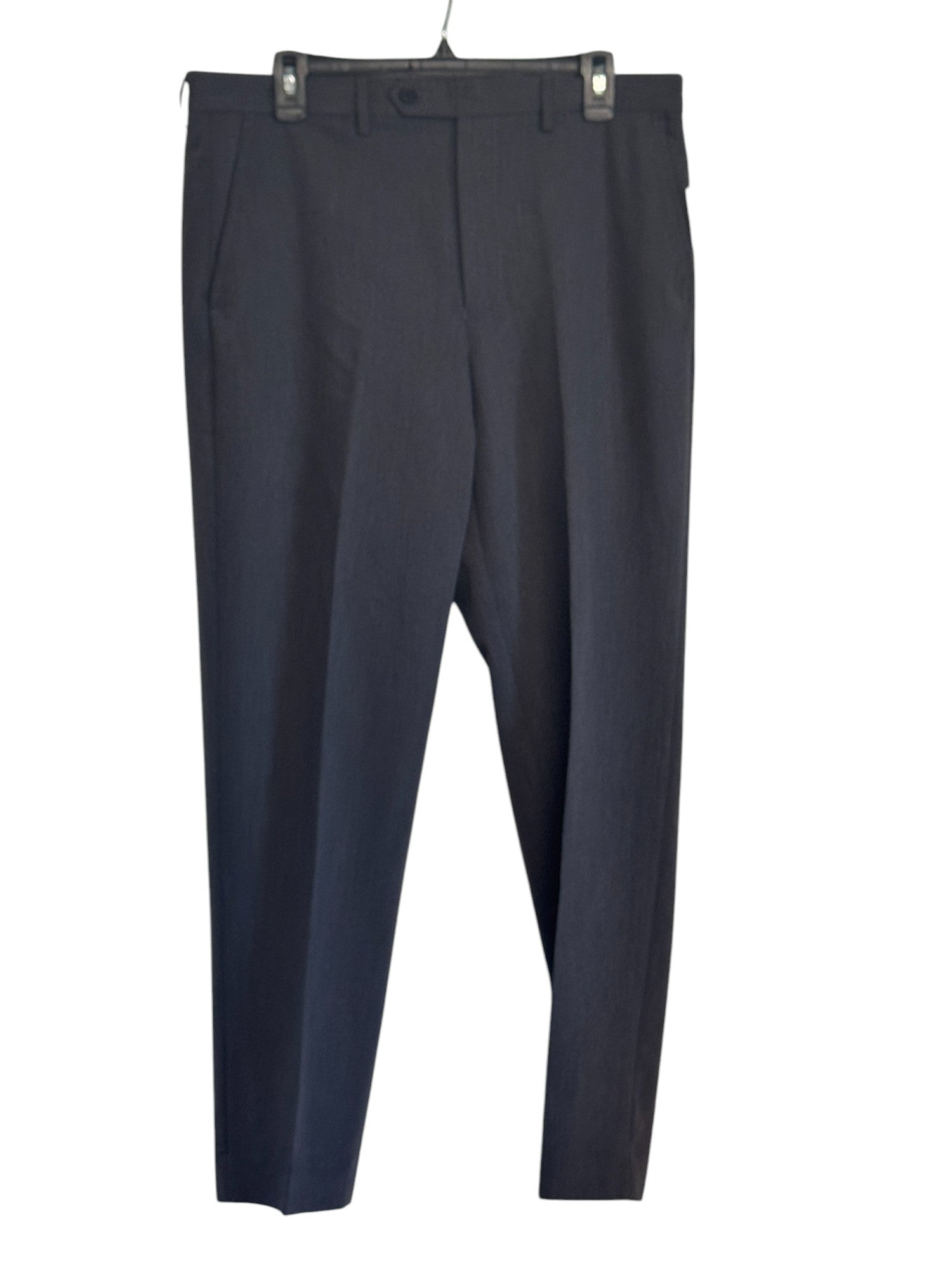 Nautica Mens Modern fit Dress Pants Pants 34 / 30 Dark Grey Solid Stretch