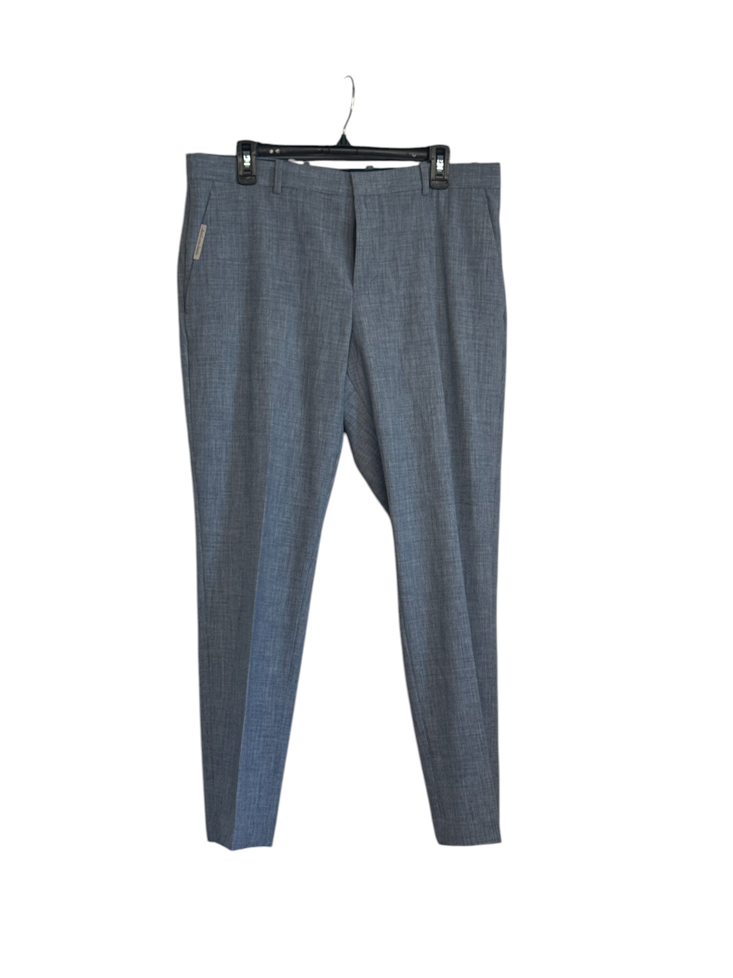 Perry Ellis Portfolio Mens Portfolio Slim-Fit Stretch Pants Bay Blue 34 x 29