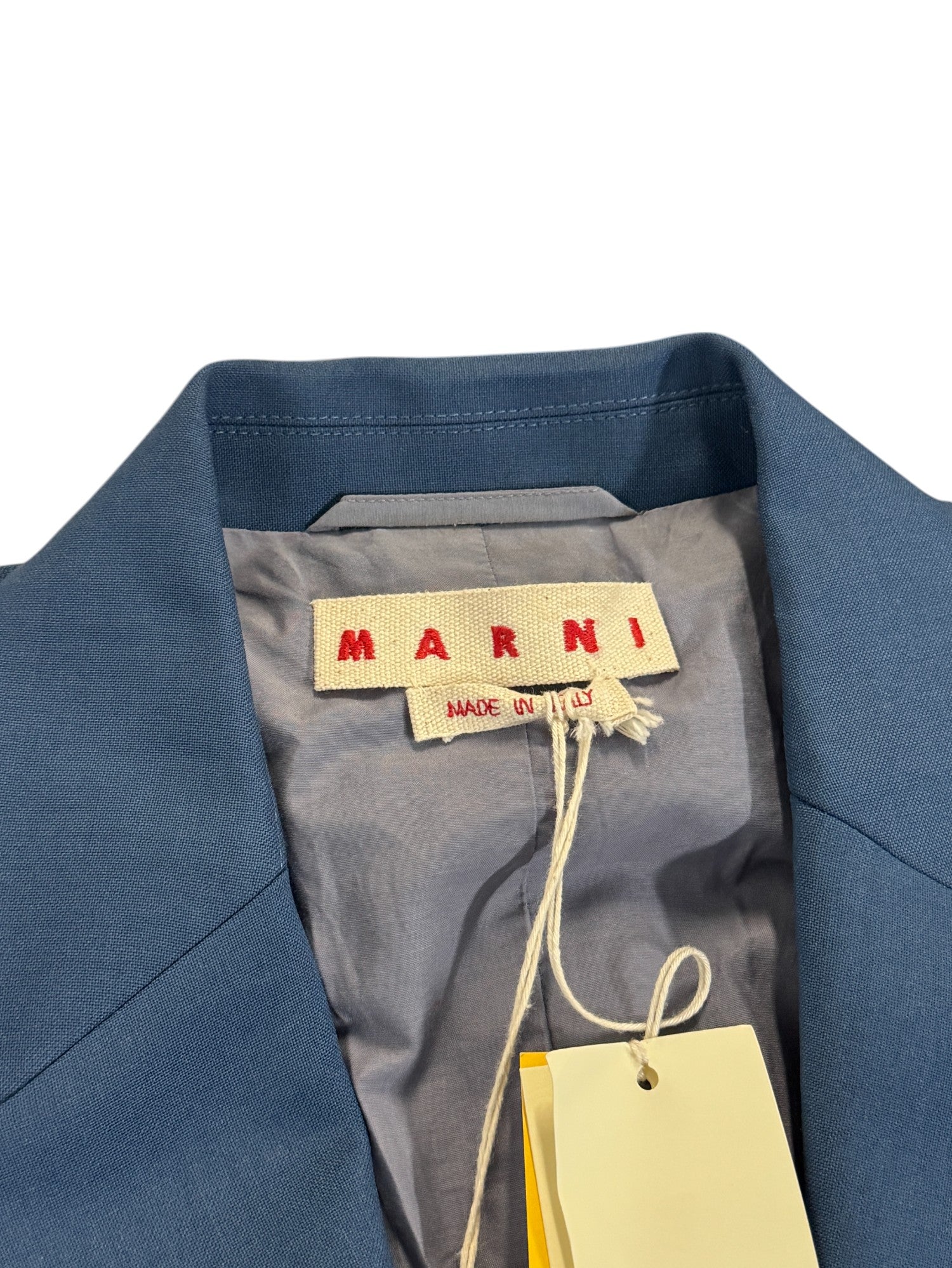Marni  Grain De Poudre Wool & Mohair-Blend Three-Button Suit Jacket EU 52 US 42