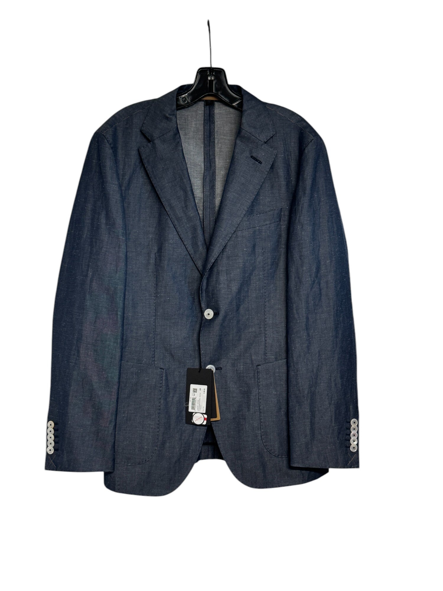 Hugo Boss Mens Slim fit Sport Coat Blazer 40 R Blue Solid
