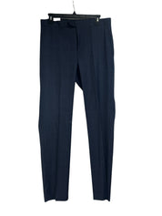 Perry Ellis Mens Modern fit 2 Piece Suit 38 R / 31 Waist Blue Plaid Stretch