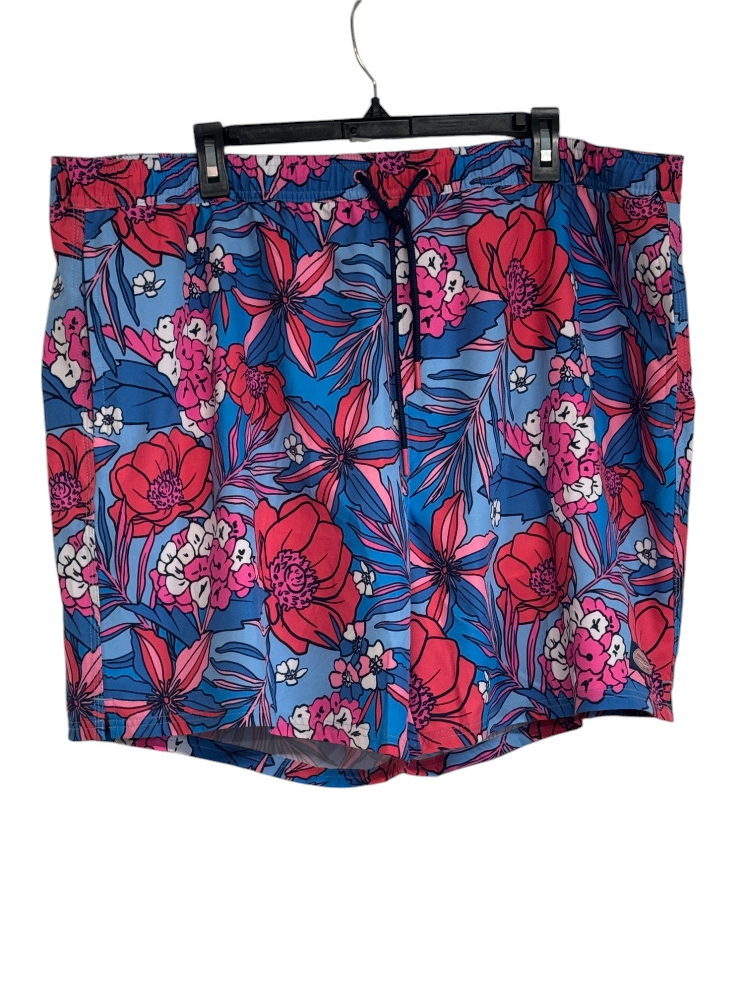 Vineyard Vines Chappy Swim Trunks Size XXL Floral Blue Red