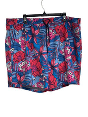 Vineyard Vines Chappy Swim Trunks Size XXL Floral Blue Red