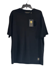 AC Milan Men Regular fit Short Sleeve T-Shirt Shirt XL Black Solid