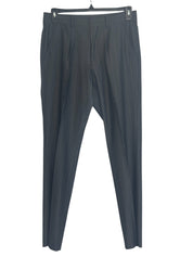 Karl Lagerfeld Mens Modern fit 2 Piece Suit 38 R / 31 Waist Grey Striped Stretch