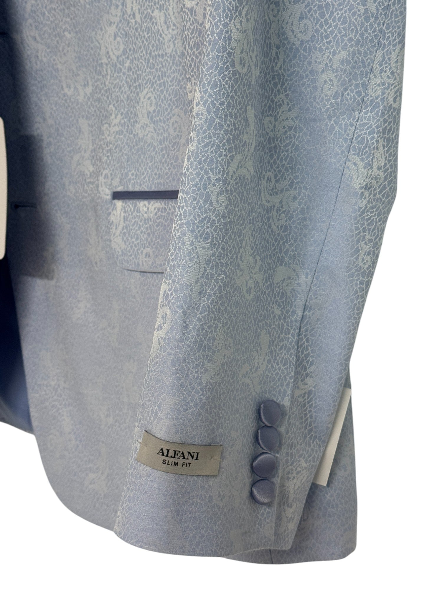 Alfani Mens Slim fit Sport Coat Blazer 38 S Blue