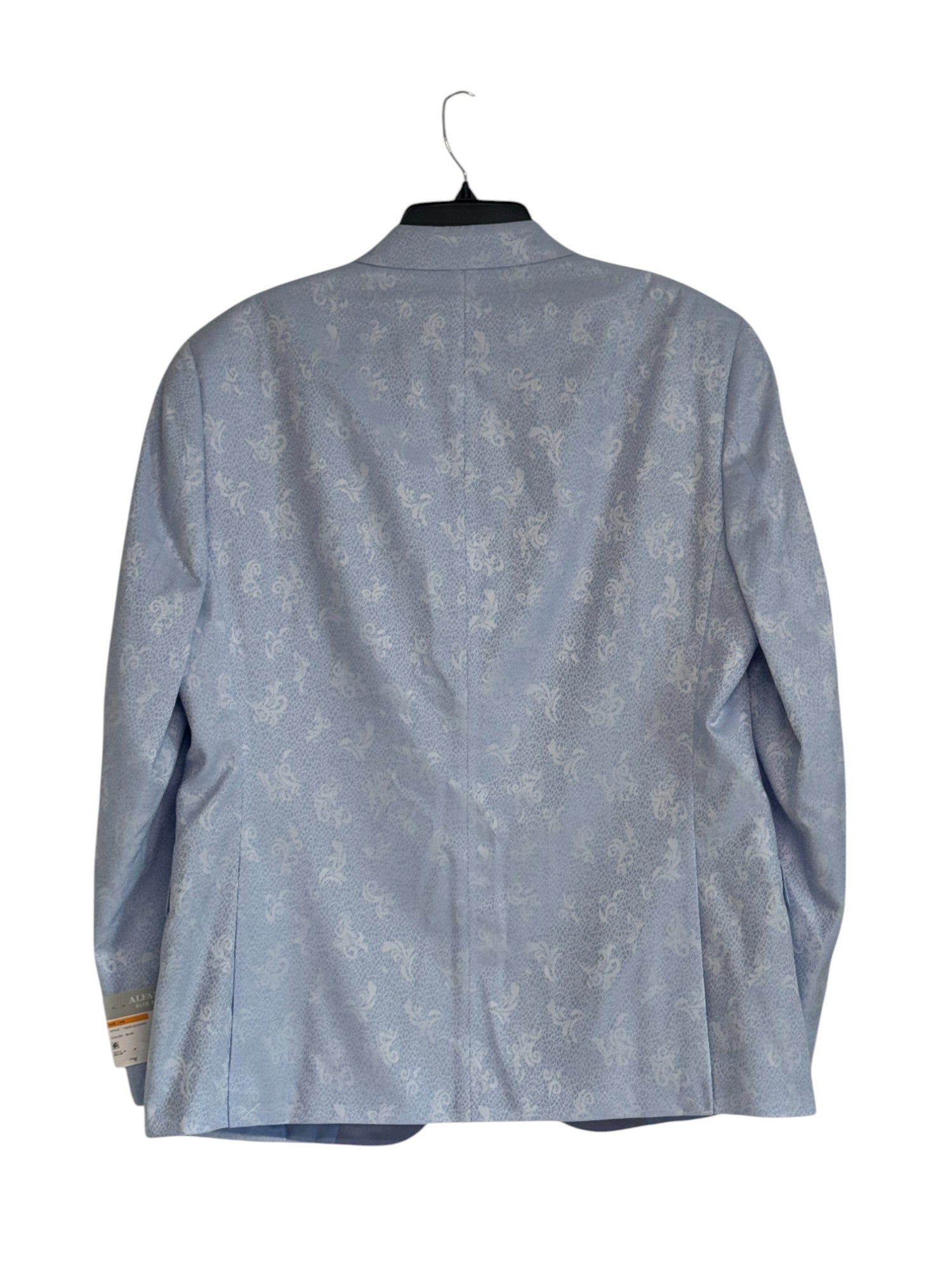 Alfani Mens Slim fit Dinner Jacket Blazer 44 R Light Blue Floral