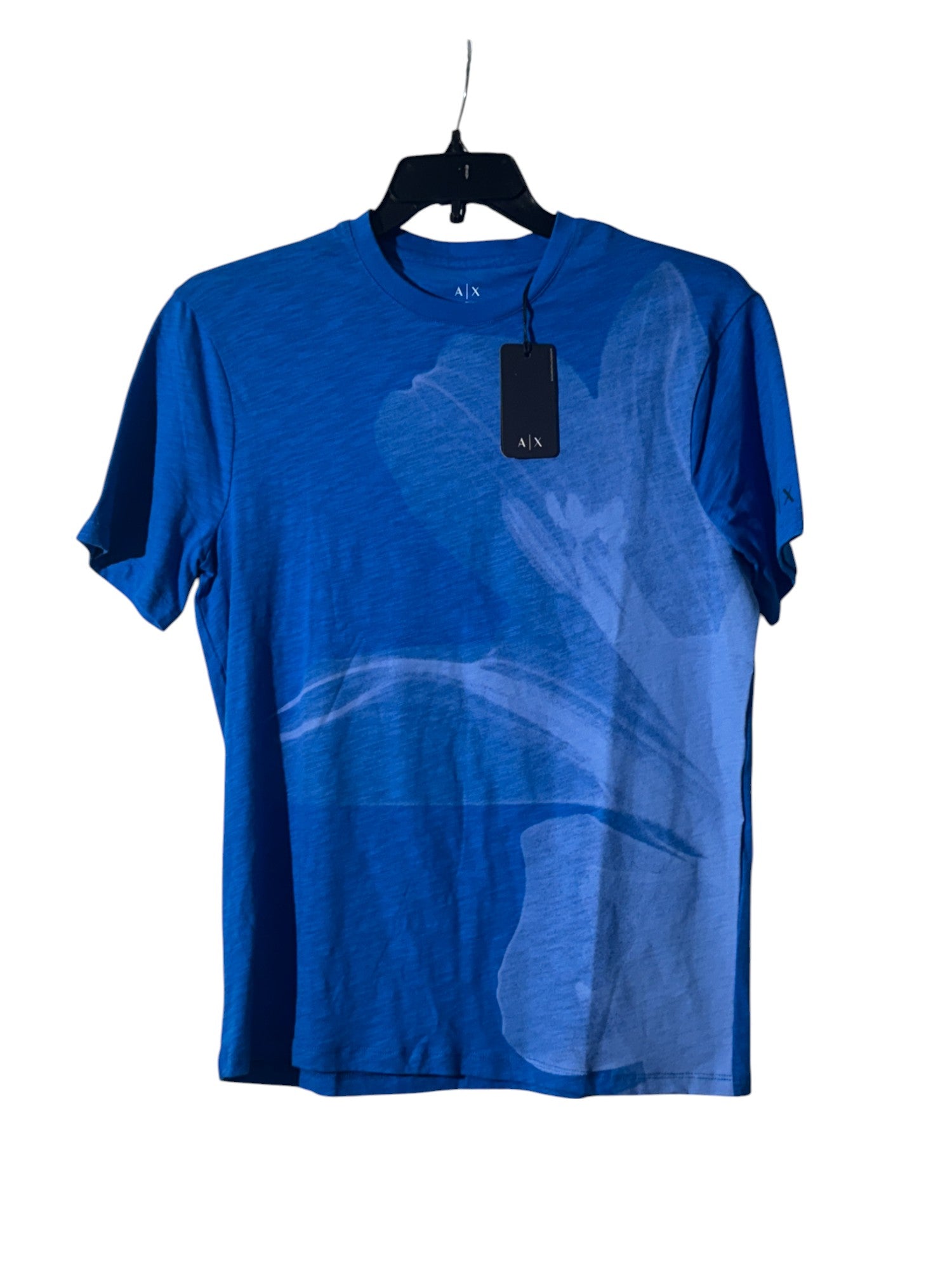 AX Armani Exchange Mens Regular fit Short Sleeve T-Shirt Shirt Small Blue