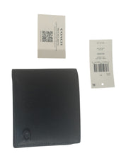 COACH 3 In 1 Wallet With Signature Canvas Interior Black