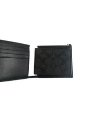 COACH 3-in-1 in Signature Men's Handbags Charcoal/Black Canvas/Leather
