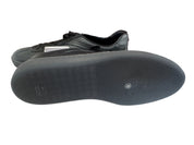 Gucci Mens G75 Low Top Leather Sneaker Size 11 D Black Made in Italy
