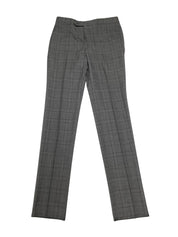 Hart Schaffner Marx Mens New York 2 Piece Suit 40 R / 33 Waist Grey Plaid