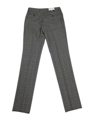 Hart Schaffner Marx Mens New York 2 Piece Suit 40 R / 33 Waist Grey Plaid