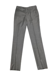 Hart Schaffner Marx Mens New York 2 Piece Suit 42 R / 36 Waist Light Grey Stripe