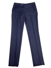 Hart Schaffner Marx Mens New York 2 Piece Suit 42 R / 36 Waist Navy Blue Check