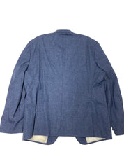 Michael Kors Mens Regular fit Sport Coat Blazer 48 R Blue Plaid