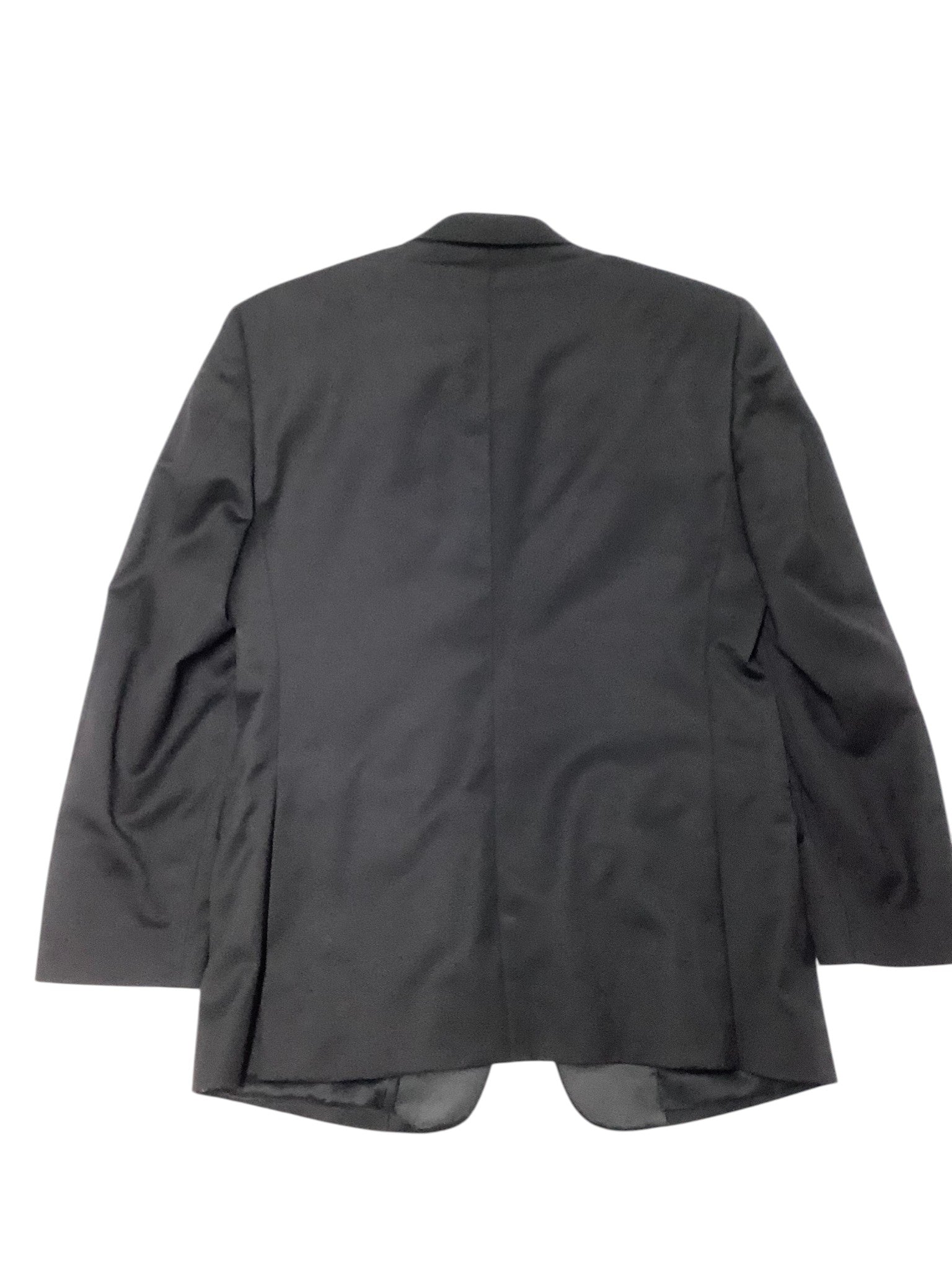 Jos A Bank Mens Tailored fit Tuxedo Jacket Blazer 40 R Black Solid