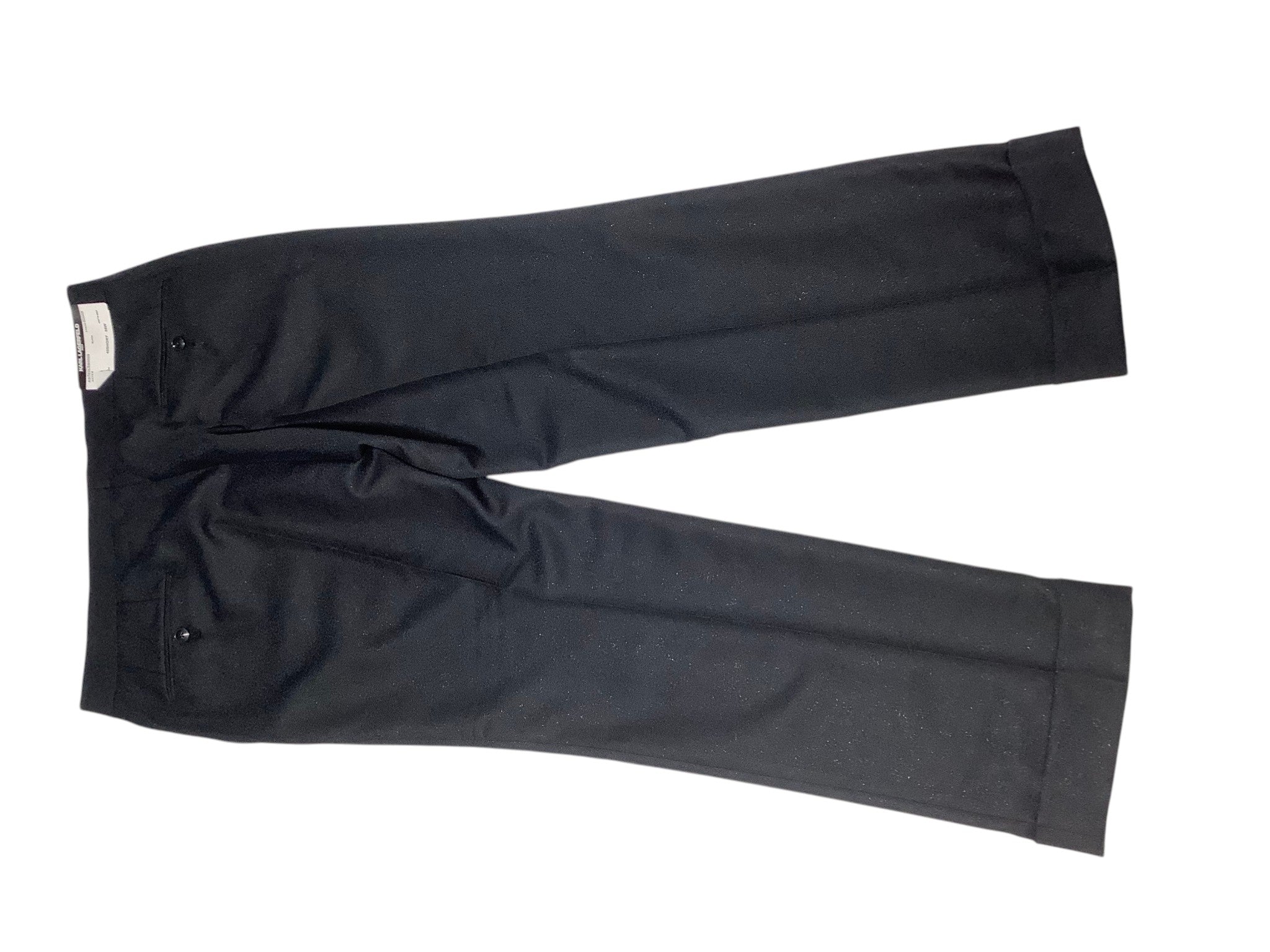Karl Lagerfeld Paris Men Modern fit Tuxedo Pants 35 / 30 Black Metallic Sparkle
