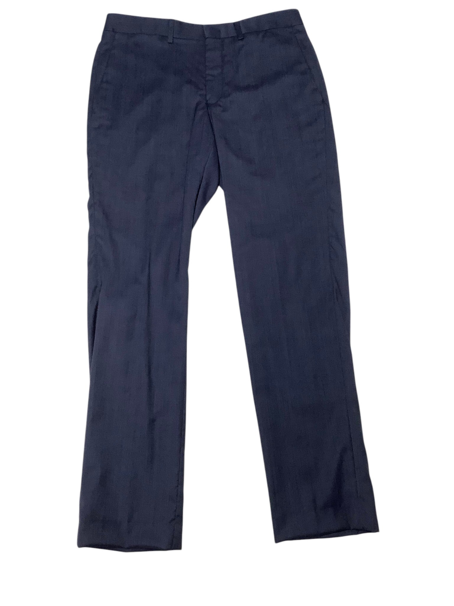 Dkny Mens Modern fit 2 Piece Suit 36 R / 30 Waist Blue Solid