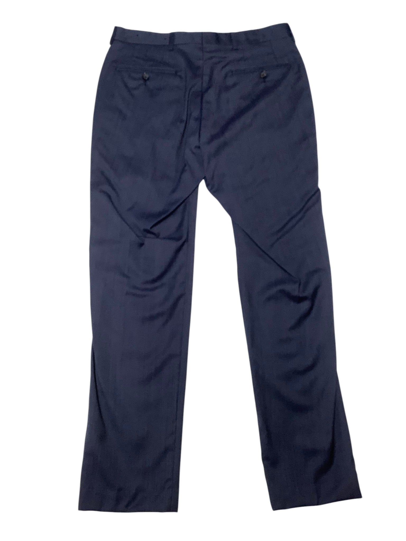 Dkny Mens Modern fit 2 Piece Suit 36 R / 30 Waist Blue Solid