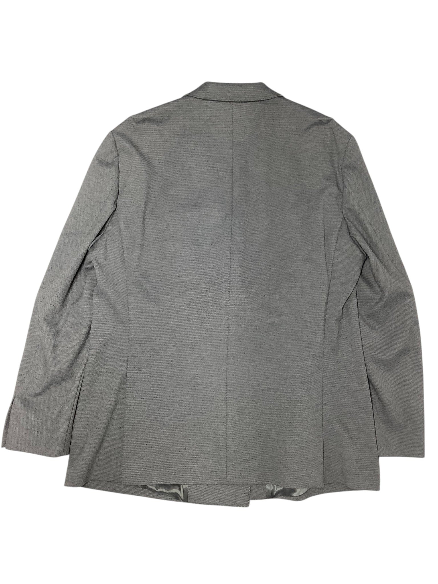 Michael Kors Mens Regular fit Double Breasted Sport Coat Blazer 46 L Grey Solid