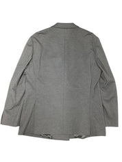 Michael Kors Mens Regular fit Double Breasted Sport Coat Blazer 46 L Grey Solid