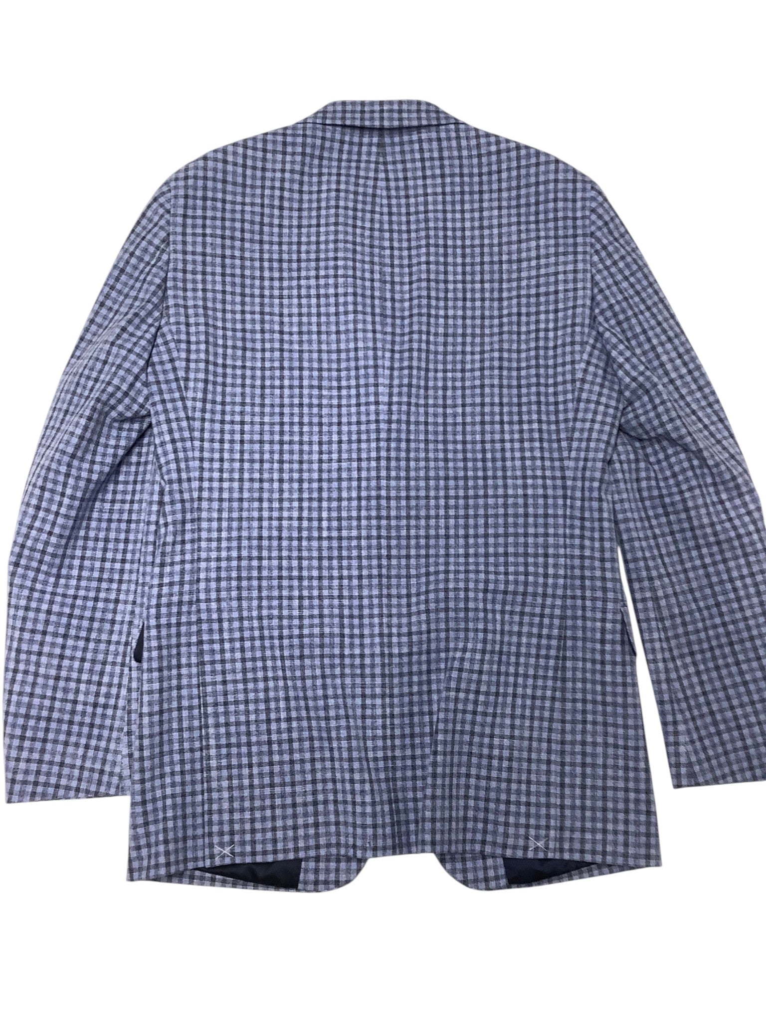 Tommy Hilfiger Mens Modern fit Sport Coat Blazer 40 L Blue Plaid Stretch