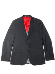 Hugo Boss Mens Modern fit Suit Jacket Blazer 36 R Charcoal Grey Solid Stretch