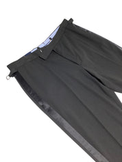 Polo Ralph Lauren Mens Modern fit Tuxedo Pants SIZE 37 Black Solid
