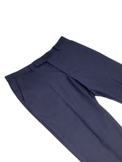 Paul Smith Mens Slim fit Wool Dress Pants Size 36 Navy Blue Solid