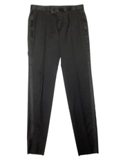 Hugo Boss Mens Slim fit Tuxedo Pants Size 30 Black Solid