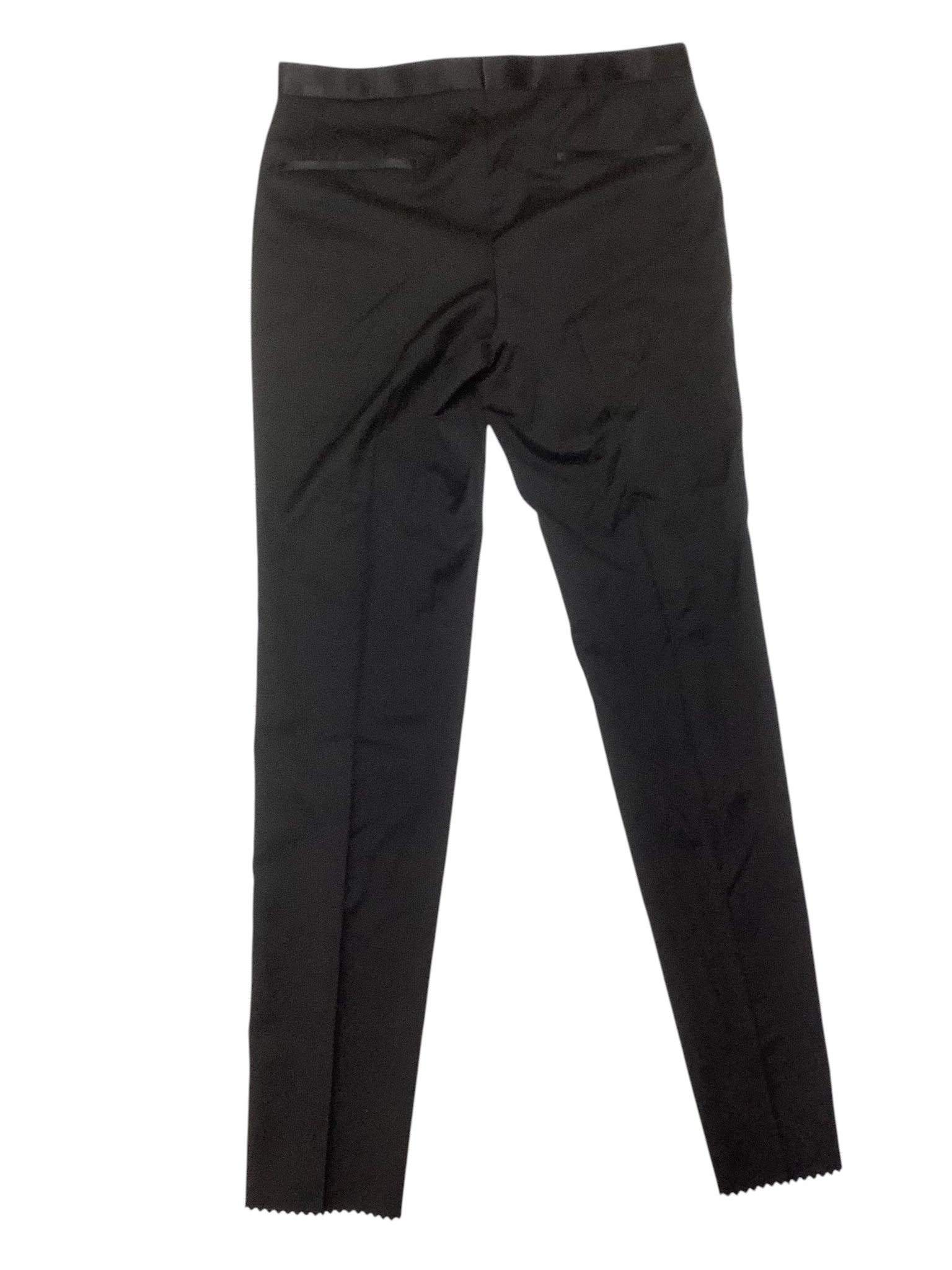 Hugo Boss Mens Slim fit Tuxedo Pants Size 30 Black Solid