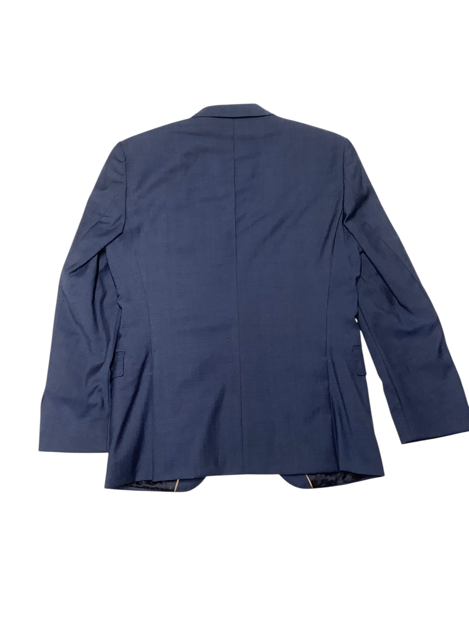 Hugo Boss Mens Slim fit Suit Jacket Blazer 40 R Blue Solid Stretch