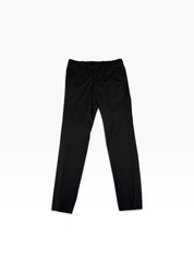 Jack Victor Mens Regular fit Wool 2 Piece Suit 40 R Pants 34 Black Solid