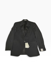 Jack Victor Mens Regular fit Wool Tuxedo Jacket Blazer 42 L Black Solid
