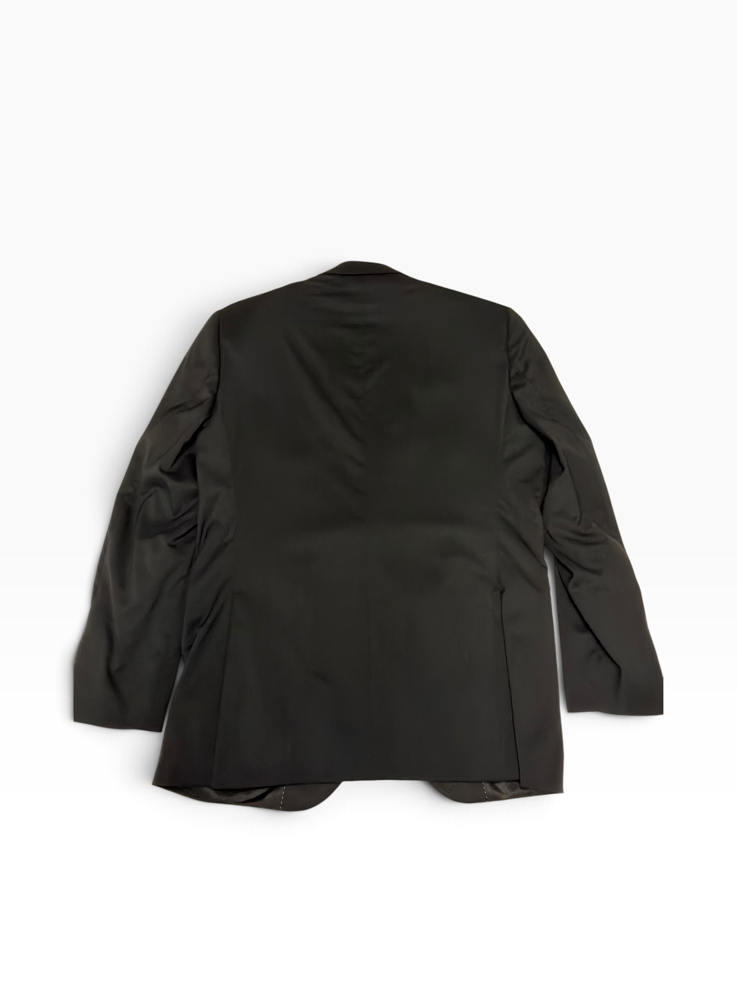 Jack Victor Mens Regular fit Wool Tuxedo Jacket Blazer 42 L Black Solid