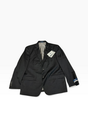 Hart Schaffner Marx Mens Regular fit Wool Suit Jacket Blazer 46 R Grey Solid