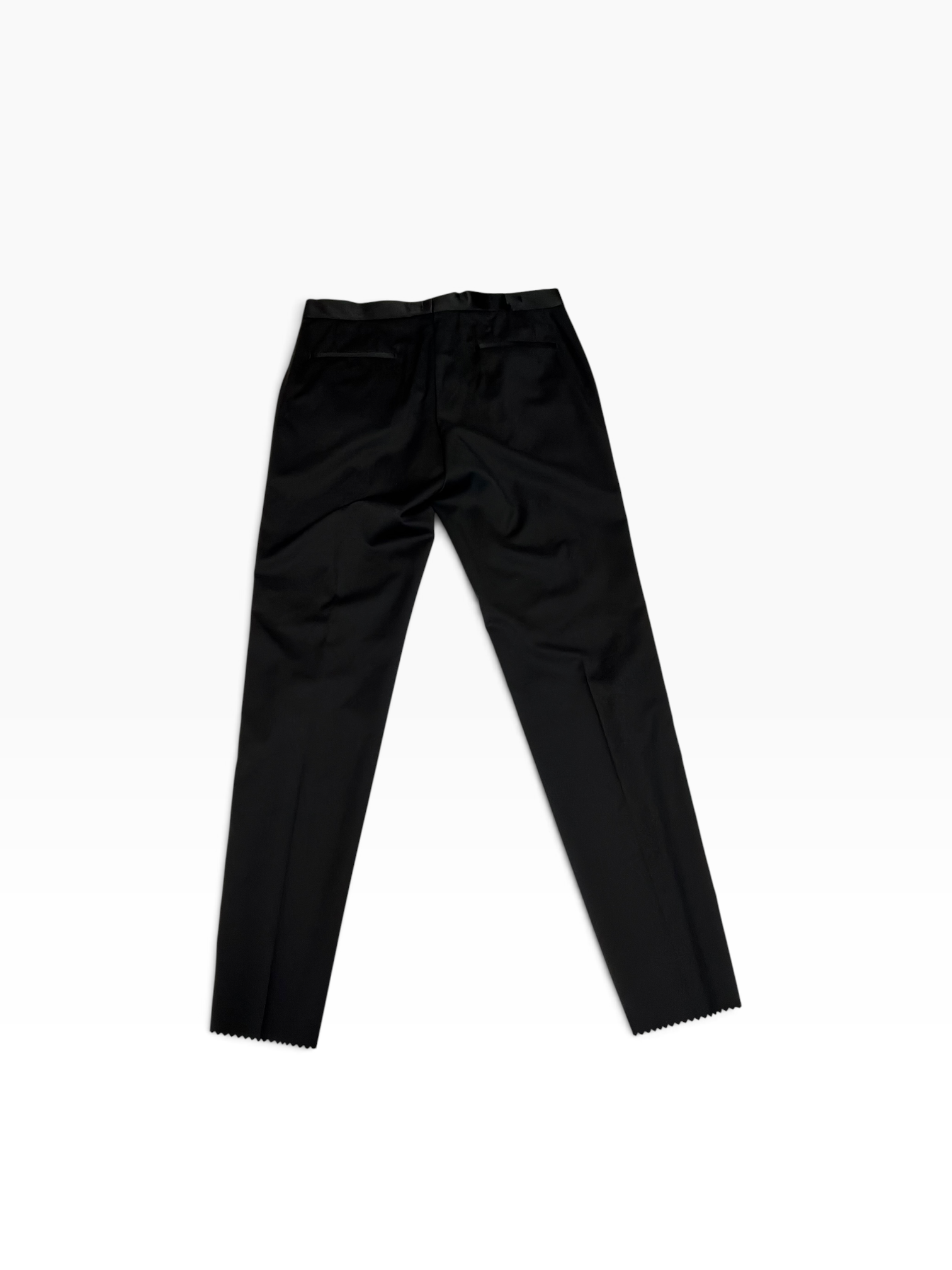 Hugo Boss Mens Slim fit Tuxedo Pants Size 40 Black Solid Stretch