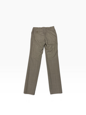 Canali Capri Melange Solid Slim Fit Dress Pants Size 34 / Unfinished Hem Tan