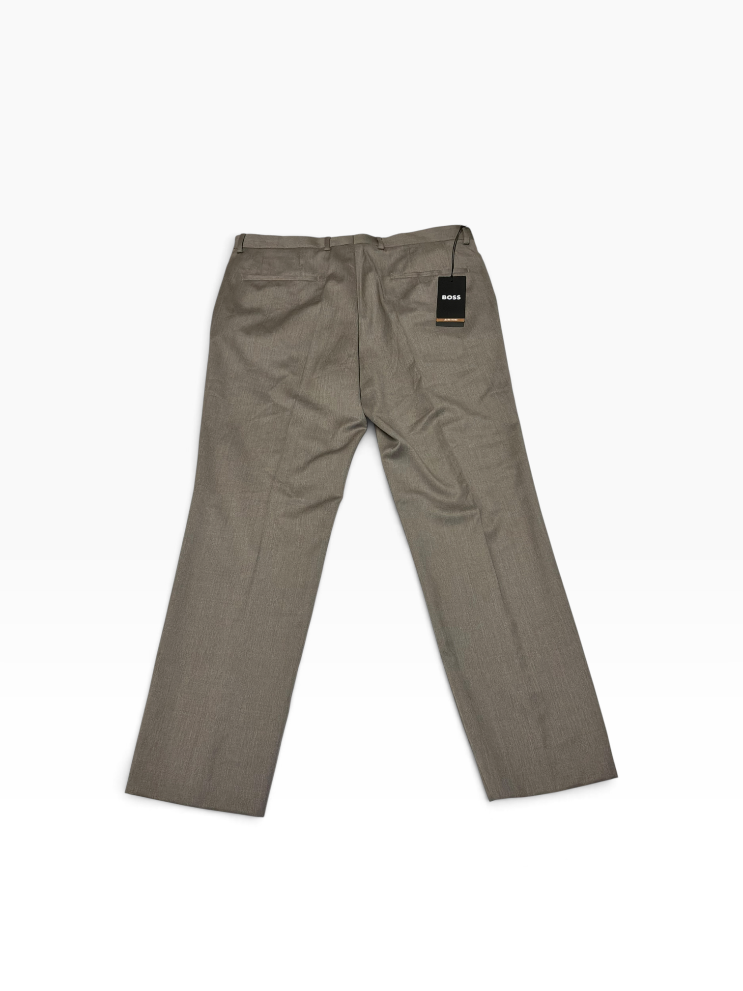 Hugo Boss Mens Slim fit Wool Dress Pants 36 / 30 Tan Solid