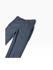 Hart Schaffner Marx Mens Regular fit Wool Dress Pants Size 33 Blue Plaid